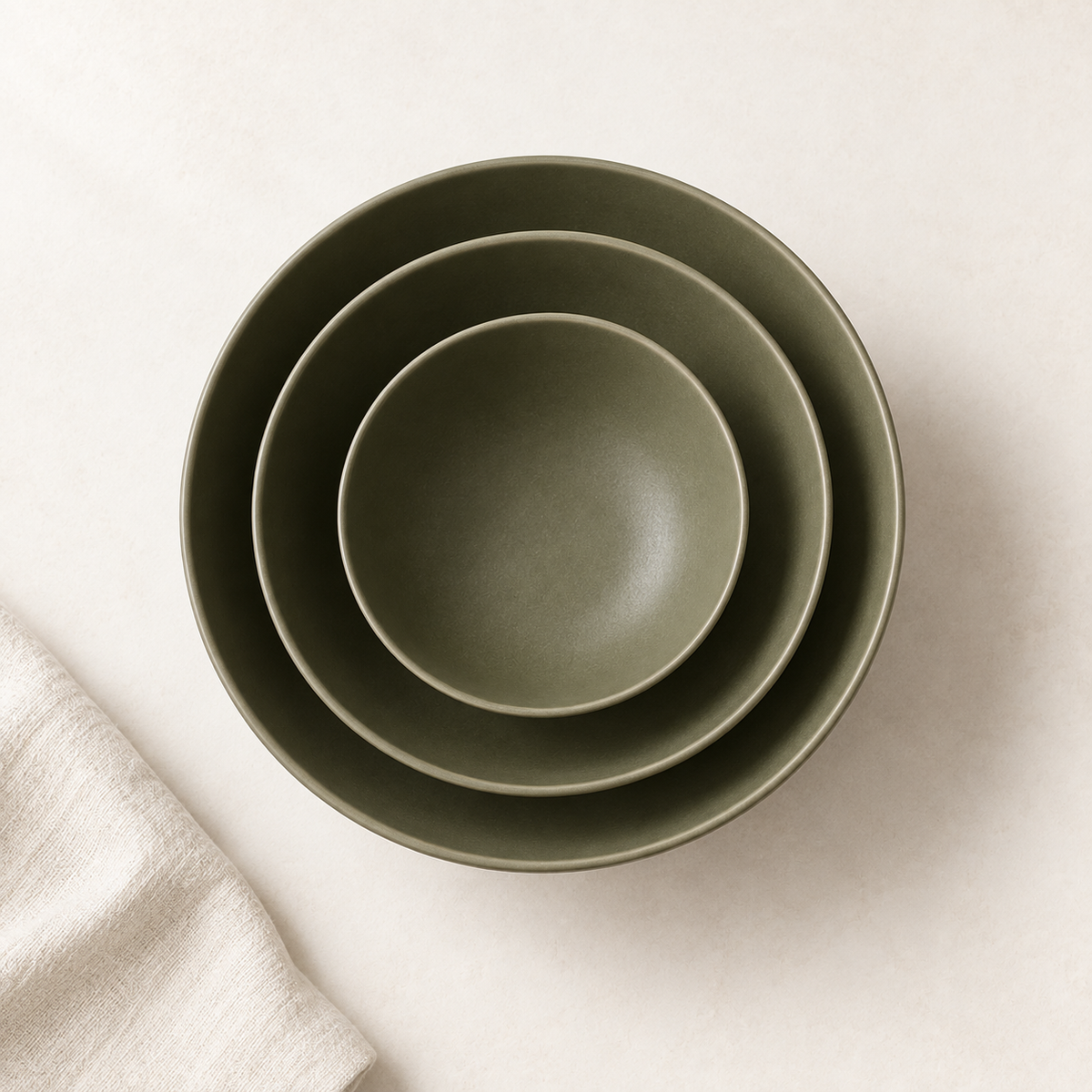 Caldra Serving Bowl Trio complete configuration view