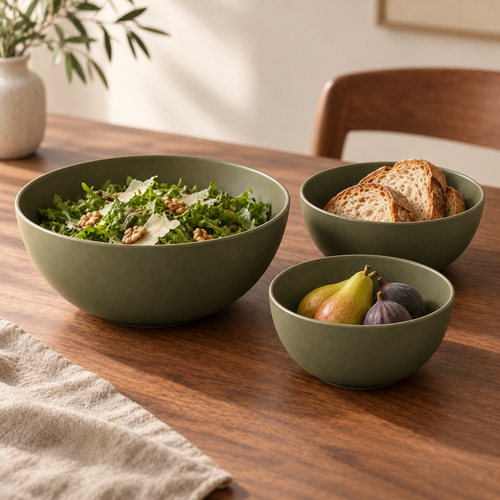 Caldra Serving Bowl Trio lifestyle view