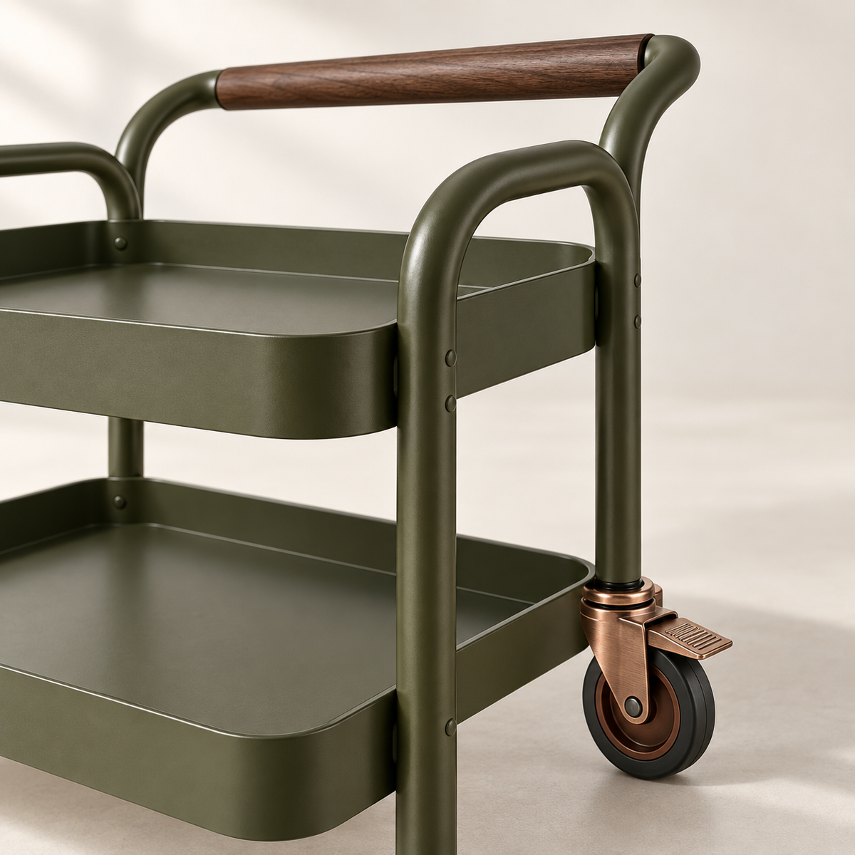 Noma Tiered Serving Trolley detail view