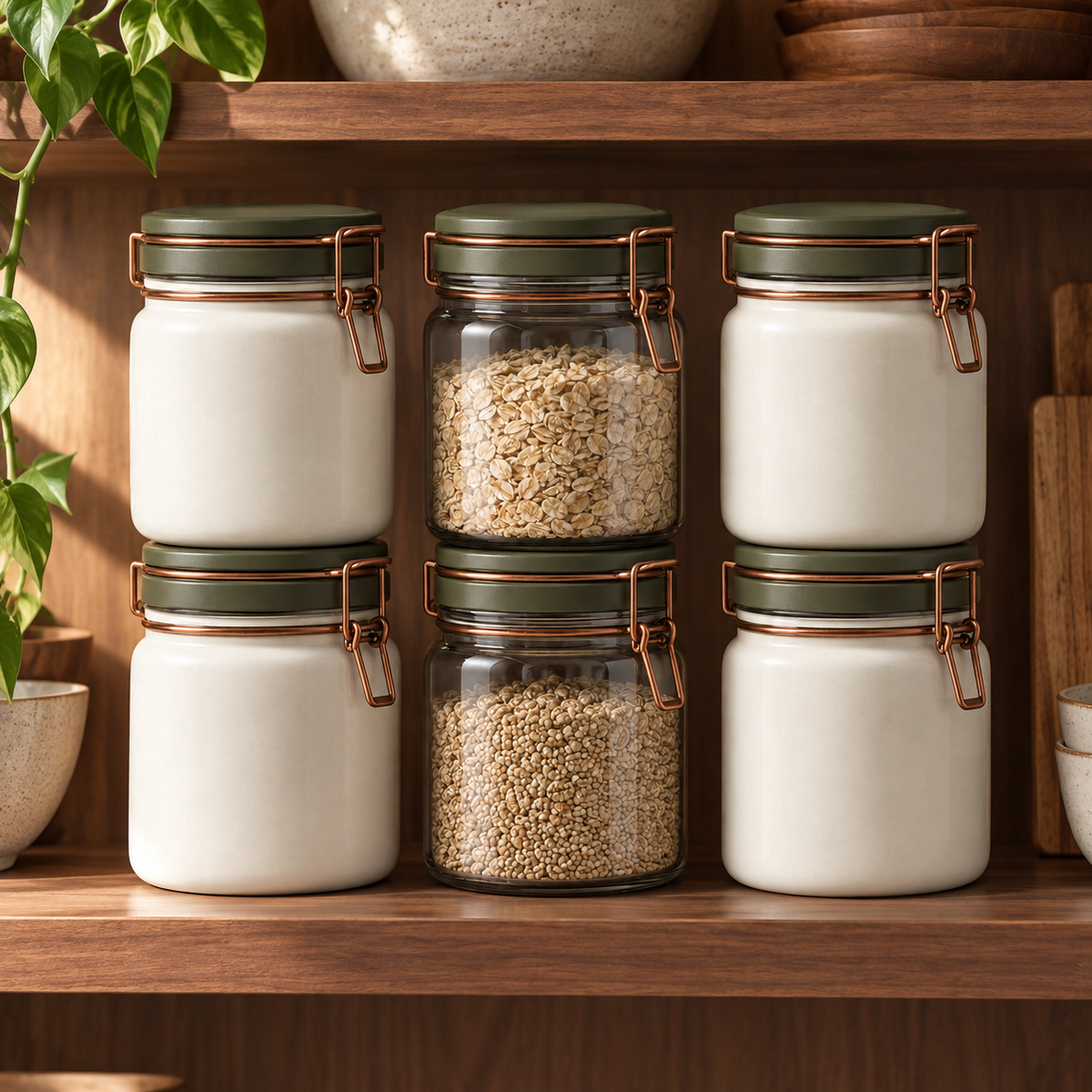 Orin Modular Pantry Canister Set lifestyle view
