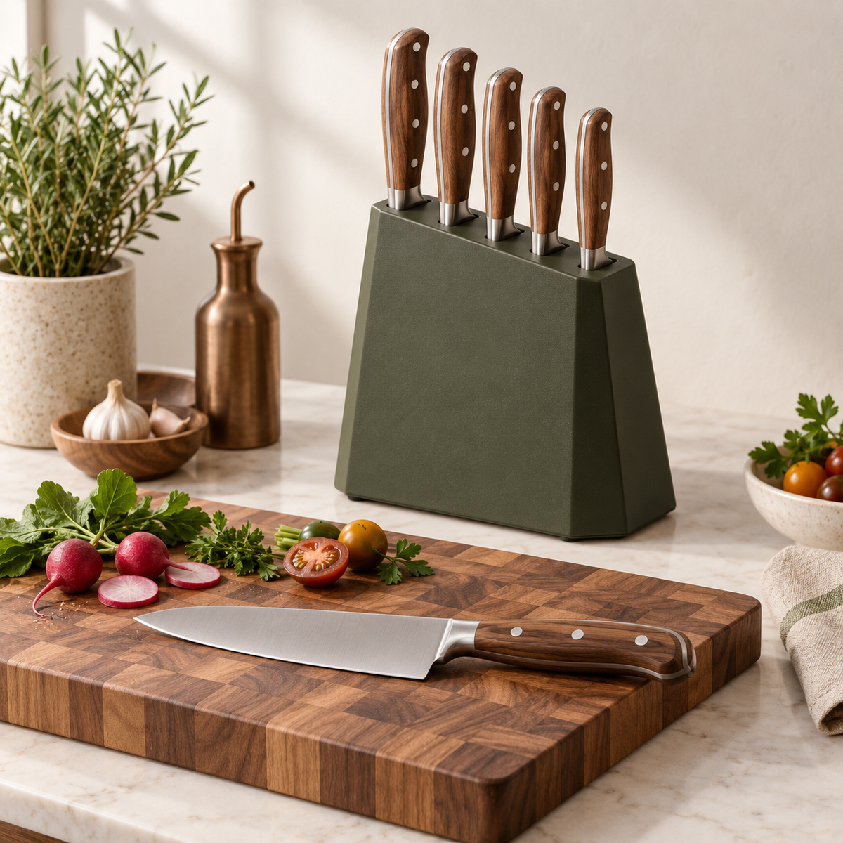 Serein Precision Knife Block lifestyle view