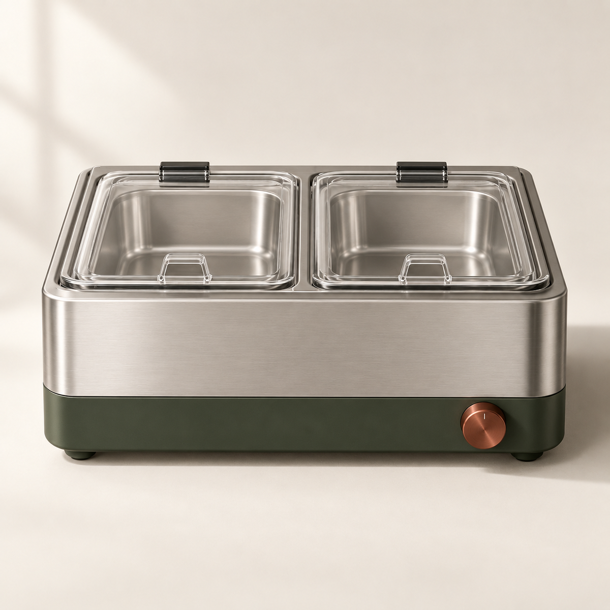 Therma Countertop Food Warmer complete configuration view