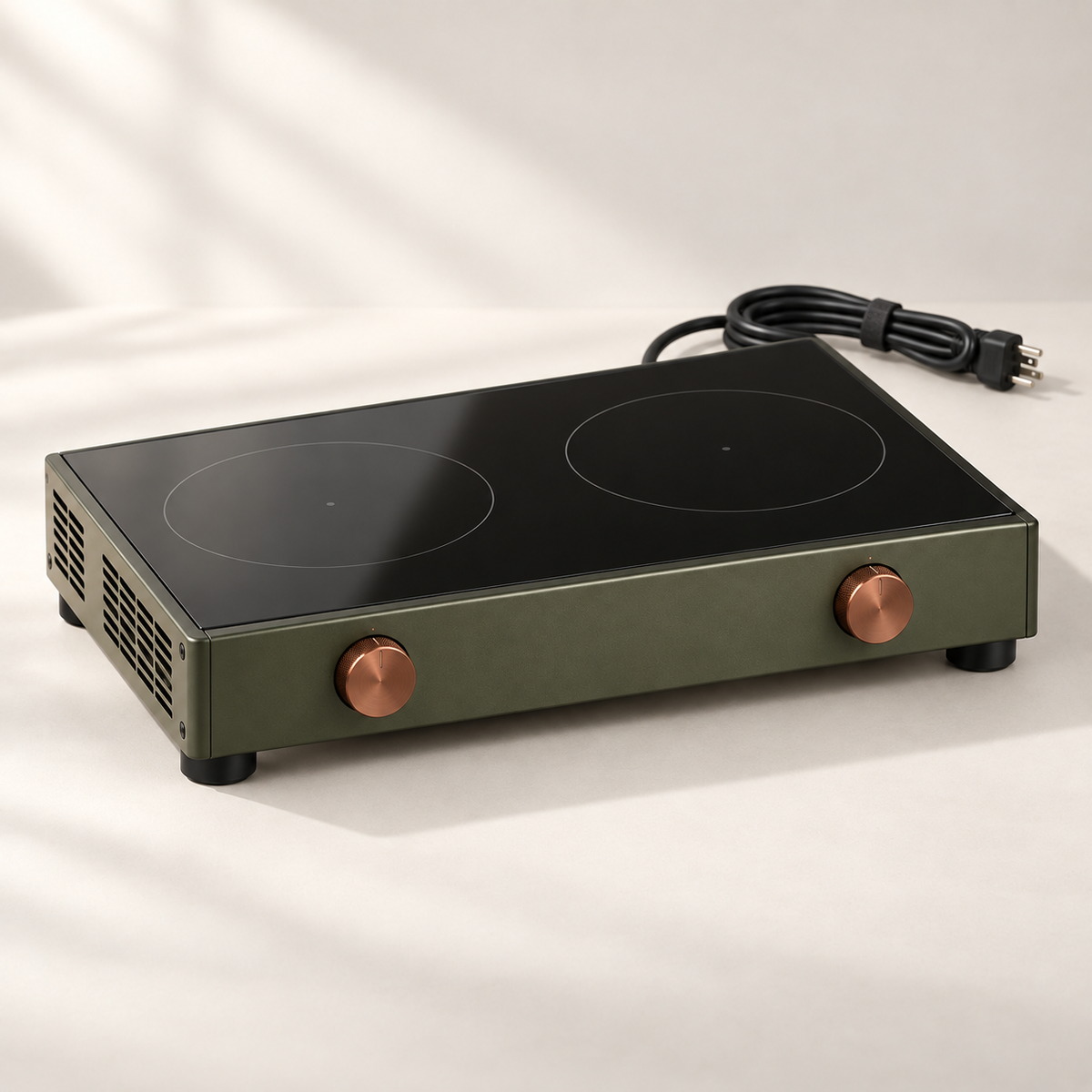 Vesta Commercial Induction Hob complete configuration view